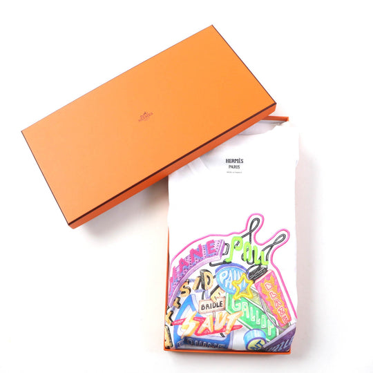 HERMES one piece Main: 100% cotton, Part: 100% cotton, Part: 100% polyester white Women 36 Used Authentic