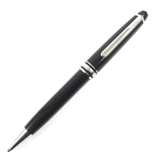 MONTBLANC Ballpoint pen resin Black Silver Meisterstck Classic mens Used Authentic