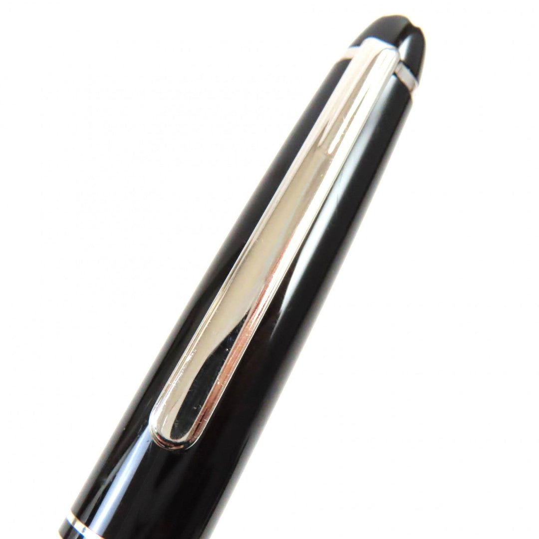MONTBLANC Ballpoint pen resin Black Silver Meisterstck Classic mens Used Authentic