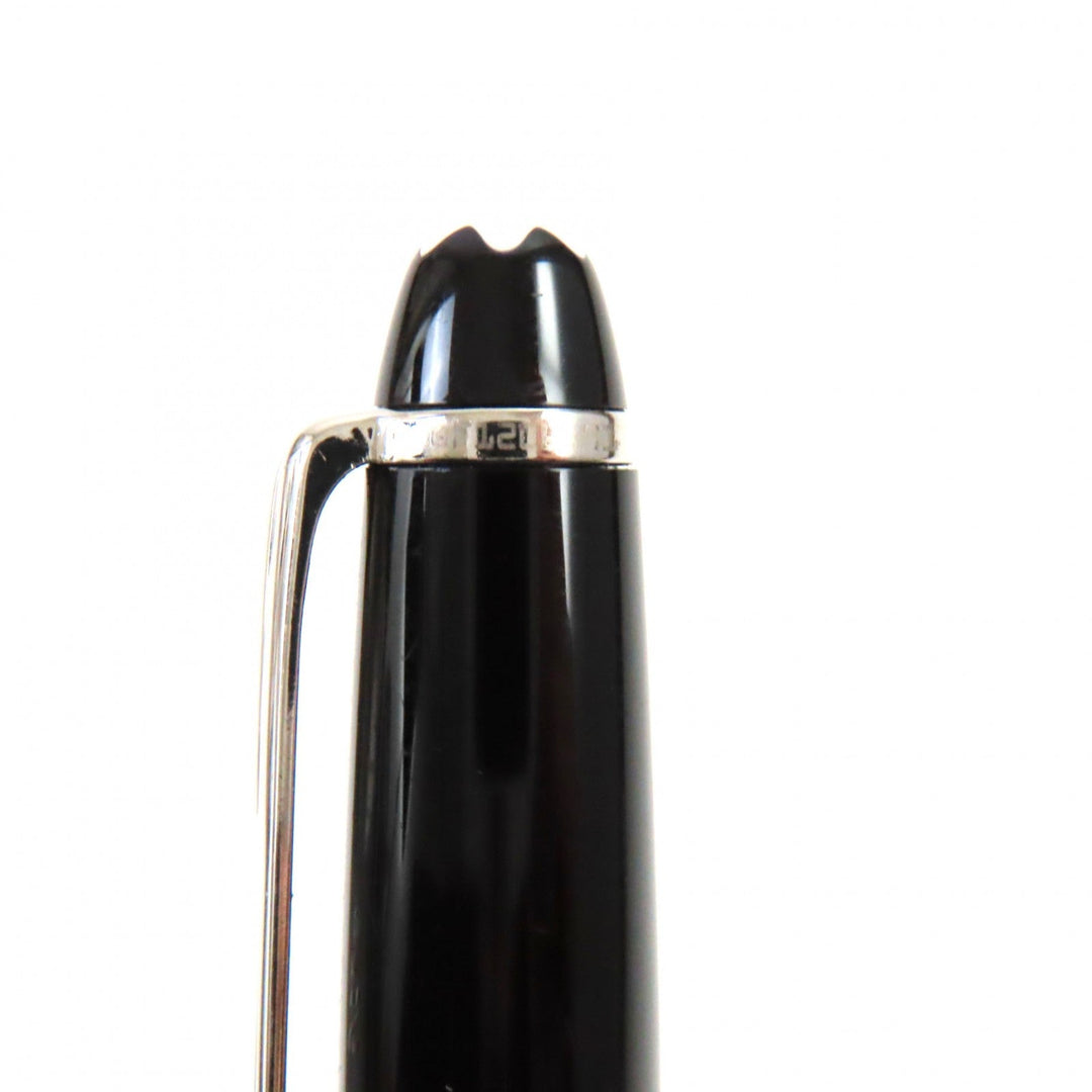 MONTBLANC Ballpoint pen resin Black Silver Meisterstck Classic mens Used Authentic