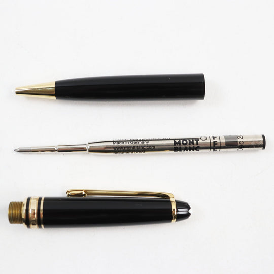 MONTBLANC Ballpoint pen resin Black gold Meisterstck Classic Women(Unisex) Used Authentic