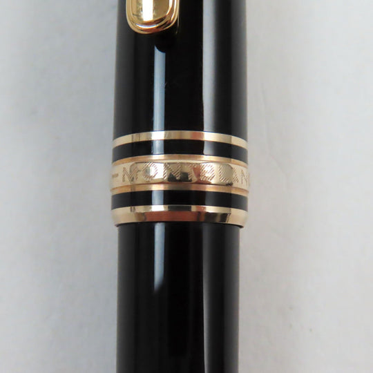 MONTBLANC Ballpoint pen resin Black gold Meisterstck Classic Women(Unisex) Used Authentic