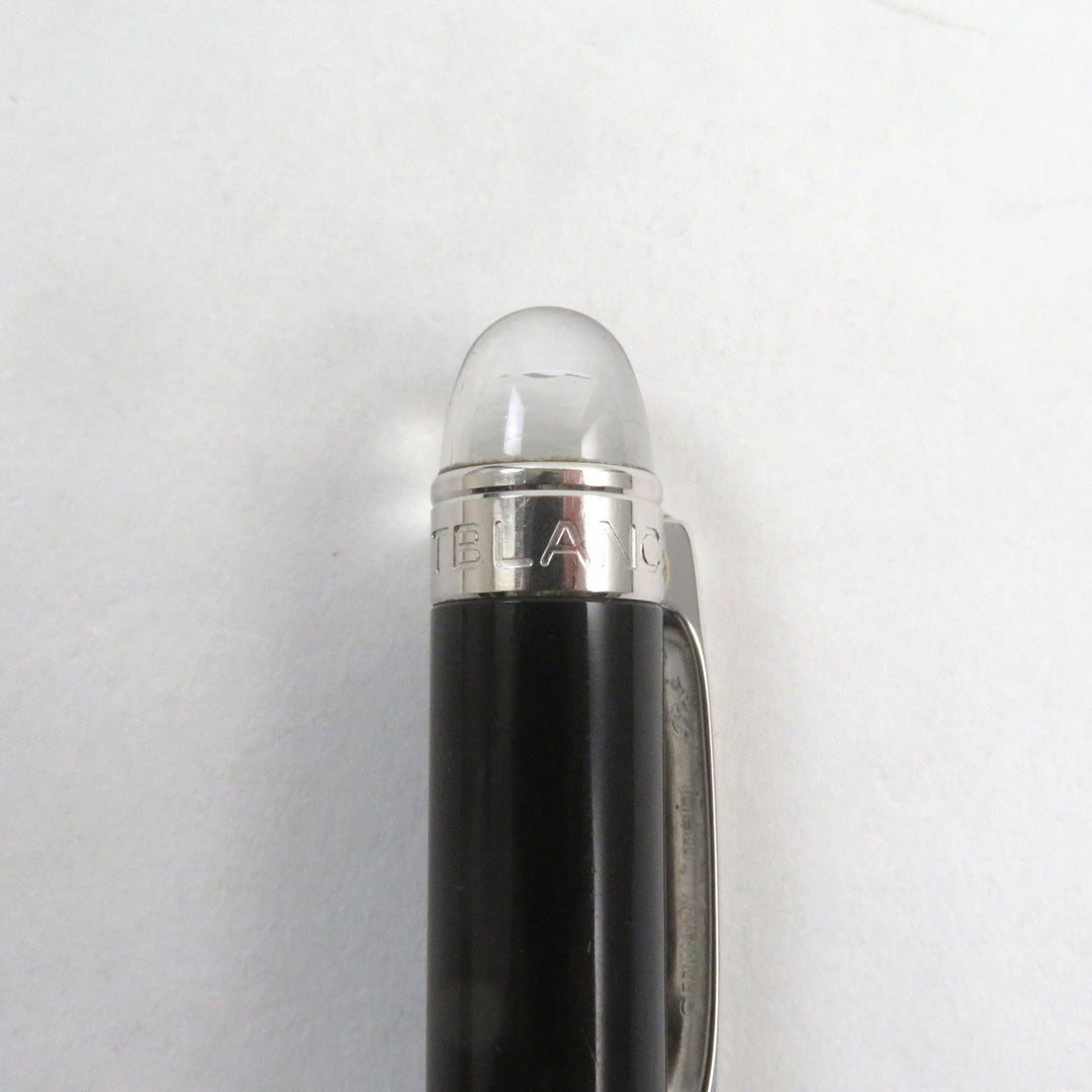 MONTBLANC Ballpoint pen resin Black Silver Starwalker mens Used Authentic