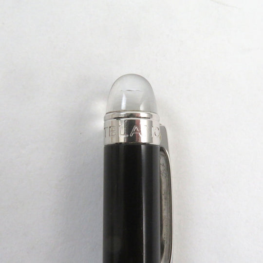 MONTBLANC Ballpoint pen resin Black Silver Starwalker mens Used Authentic