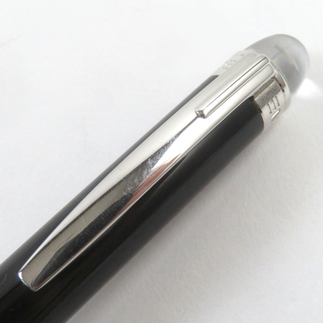 MONTBLANC Ballpoint pen resin Black Silver Starwalker mens Used Authentic