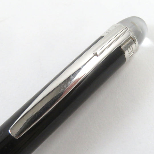 MONTBLANC Ballpoint pen resin Black Silver Starwalker mens Used Authentic