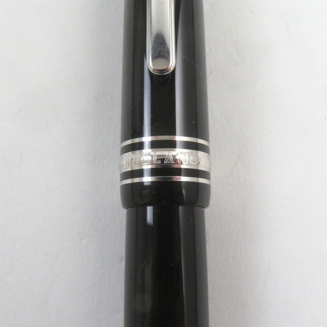 MONTBLANC Ballpoint pen Main: Precious resin Part: Sapphire Black Silver Meisterstck UNICEF Edition Le Grand mens Used Authentic