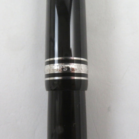 MONTBLANC Ballpoint pen Main: Precious resin Part: Sapphire Black Silver Meisterstck UNICEF Edition Le Grand mens Used Authentic