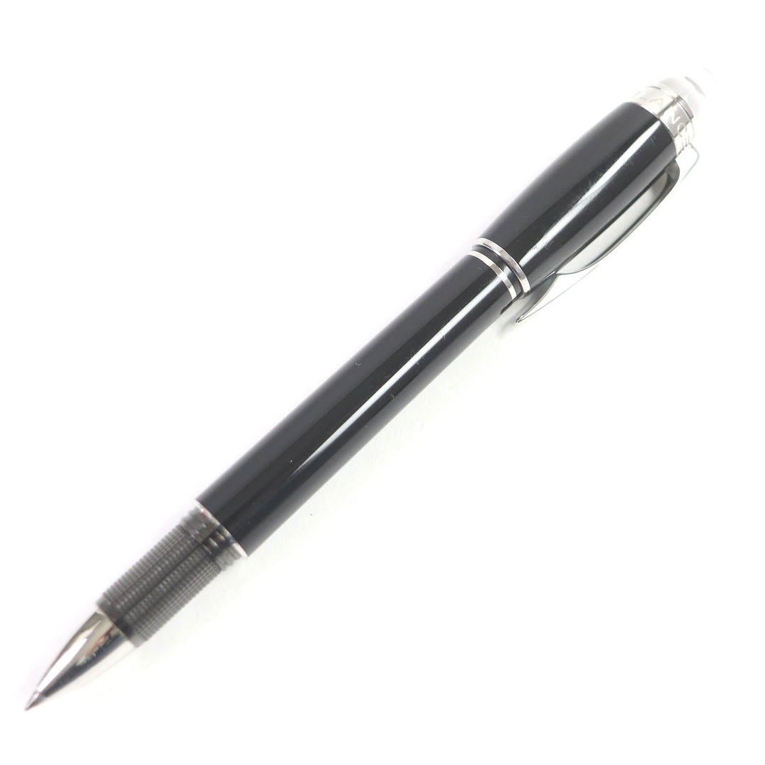 MONTBLANC Ballpoint pen resin Black Silver mens Used Authentic