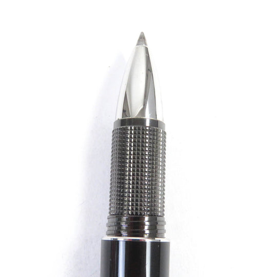 MONTBLANC Ballpoint pen resin Black Silver mens Used Authentic