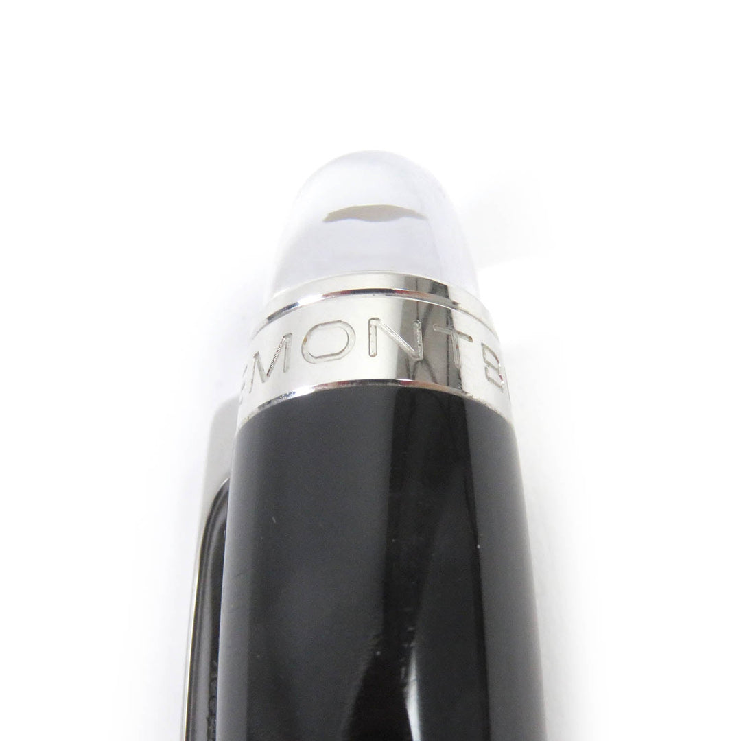 MONTBLANC Ballpoint pen resin Black Silver mens Used Authentic