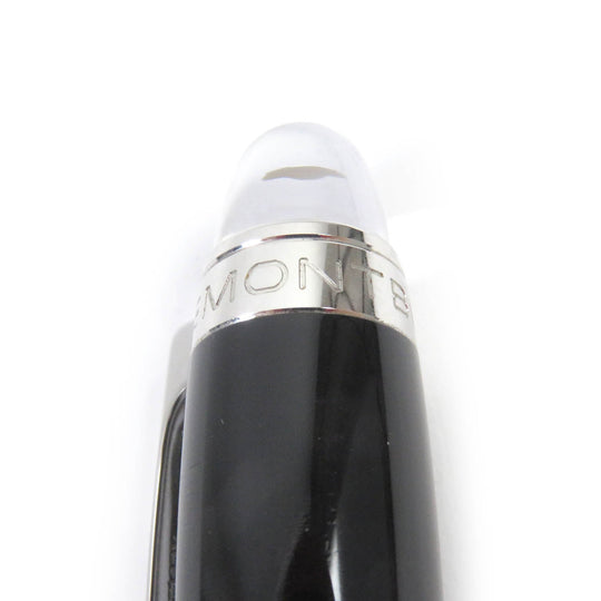 MONTBLANC Ballpoint pen resin Black Silver mens Used Authentic
