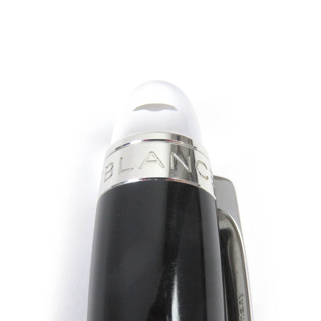 MONTBLANC Ballpoint pen resin Black Silver mens Used Authentic