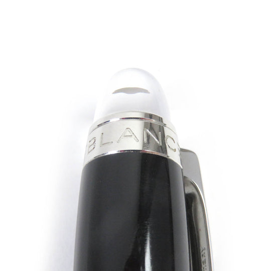 MONTBLANC Ballpoint pen resin Black Silver mens Used Authentic