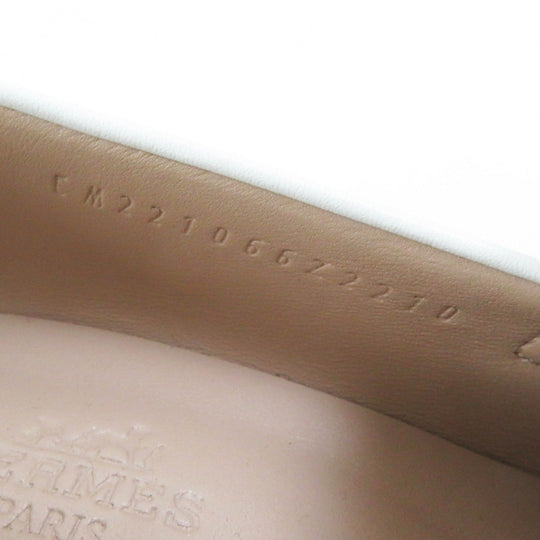 HERMES pumps Main: Leather White beige Constance Elysee 70 Women 35 1/2 Used Authentic