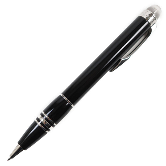 MONTBLANC Ballpoint pen Precious resin Black Silver Starwalker Women(Unisex) Used Authentic