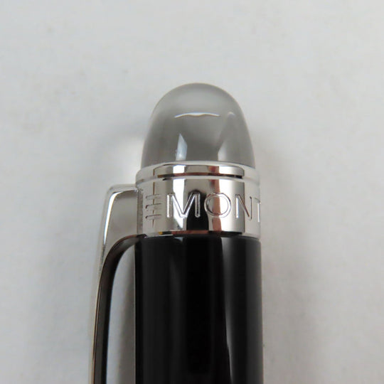 MONTBLANC Ballpoint pen Precious resin Black Silver Starwalker Women(Unisex) Used Authentic