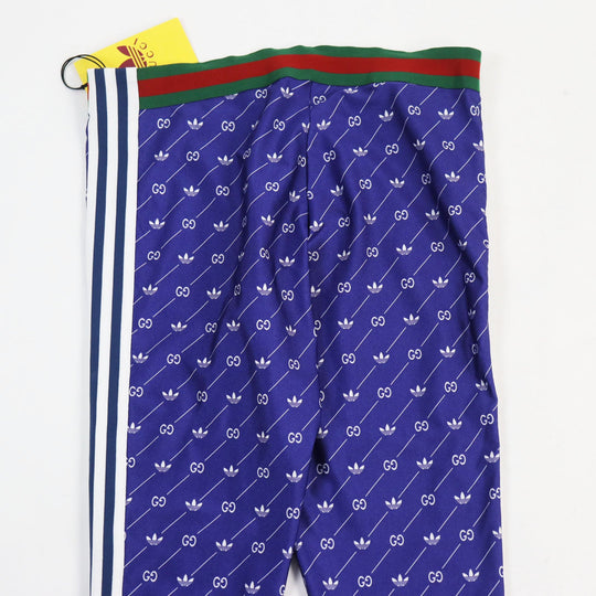GUCCI Pants 691776 Main: 80% polyamide (nylon), Main: 20% elastane (polyurethane), Part: 51% polyester, Part: 43% nylon, Part: 6% polyurethane, Part: 100% nylon Blue white mens L Used Authentic