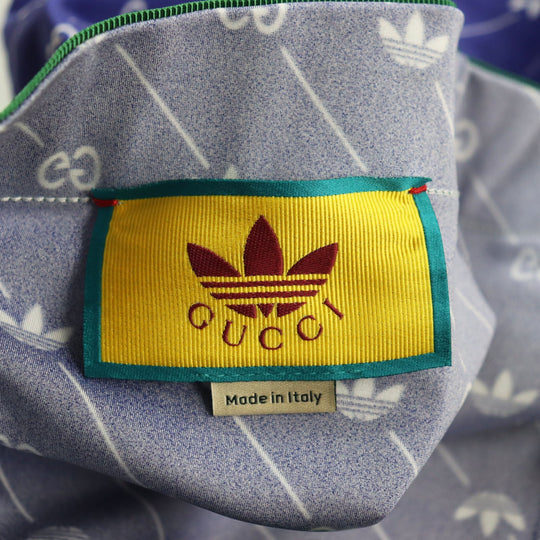 GUCCI Pants 691776 Main: 80% polyamide (nylon), Main: 20% elastane (polyurethane), Part: 51% polyester, Part: 43% nylon, Part: 6% polyurethane, Part: 100% nylon Blue white mens L Used Authentic