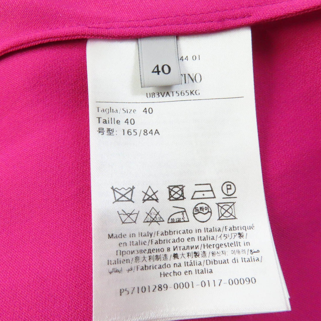 VALENTINO one piece Main: rayon 54%, Main: acetate 46% pink Women 40 Used Authentic