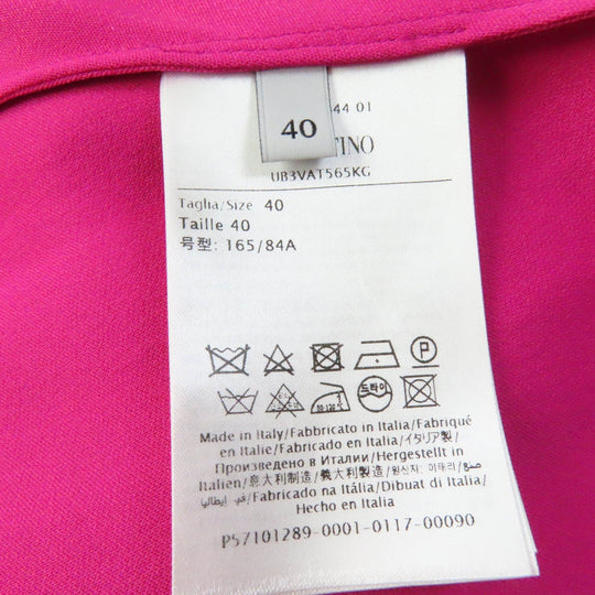 VALENTINO one piece Main: rayon 54%, Main: acetate 46% pink Women 40 Used Authentic