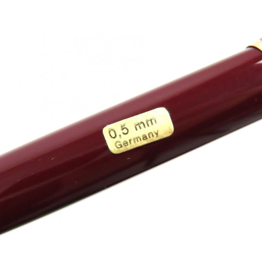 MONTBLANC Ballpoint pen Resin, Gold Plated Bordeaux Gold Meisterstck Classic mens Used Authentic