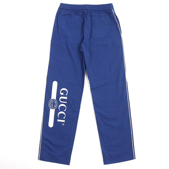 GUCCI Pants 625880 Outer: 70% cotton, Outer: 30% nylon, Decoration: 96% polyester, 4% cotton blue mens 46 Used Authentic