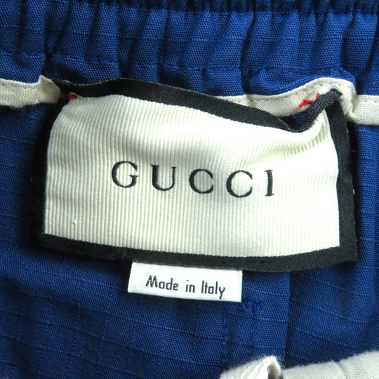 GUCCI Pants 625880 Outer: 70% cotton, Outer: 30% nylon, Decoration: 96% polyester, 4% cotton blue mens 46 Used Authentic
