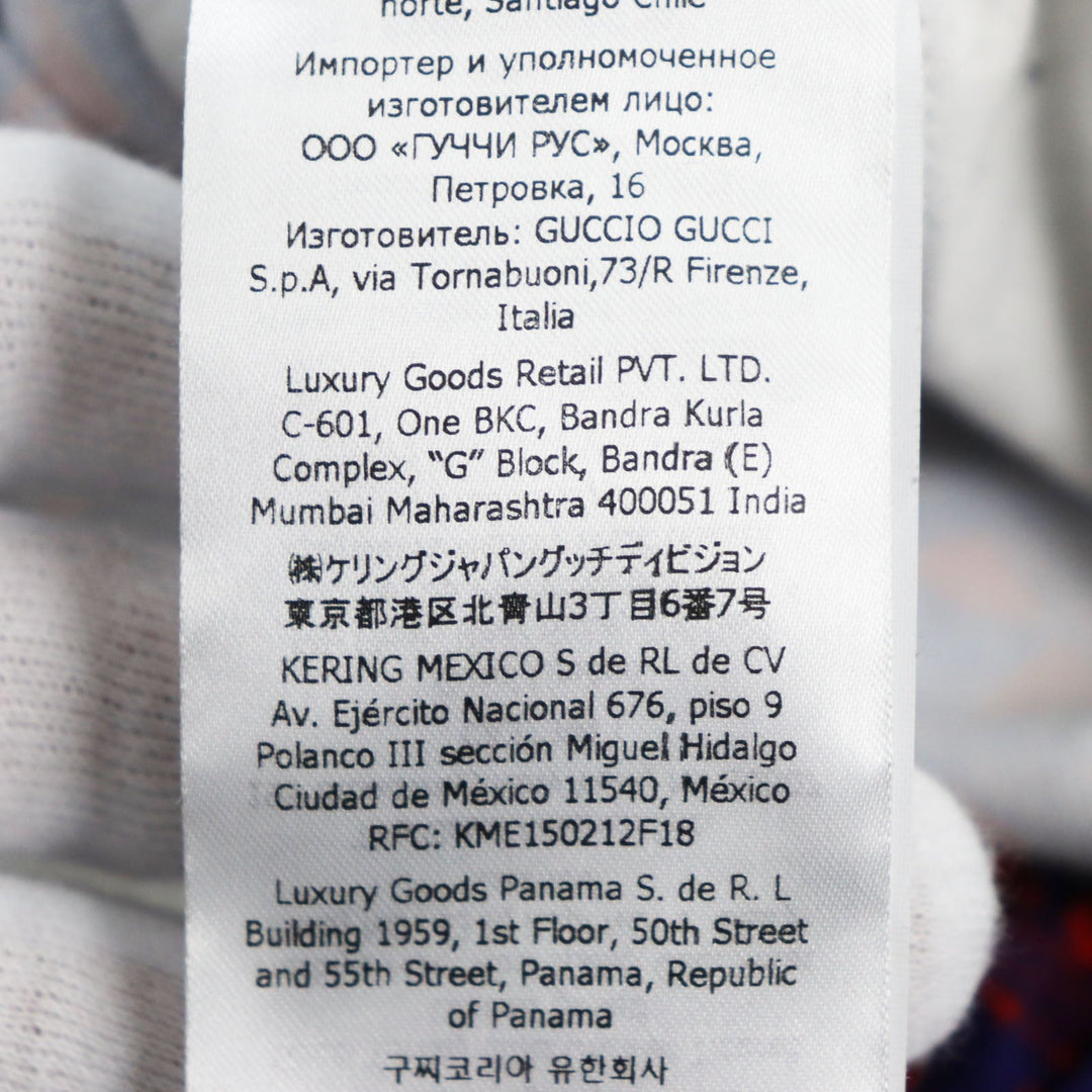 GUCCI Pants 692113 Main: 55% polyester, Main: 45% cotton, Part: 100% polyamide (nylon) Navy red mens XS Used Authentic