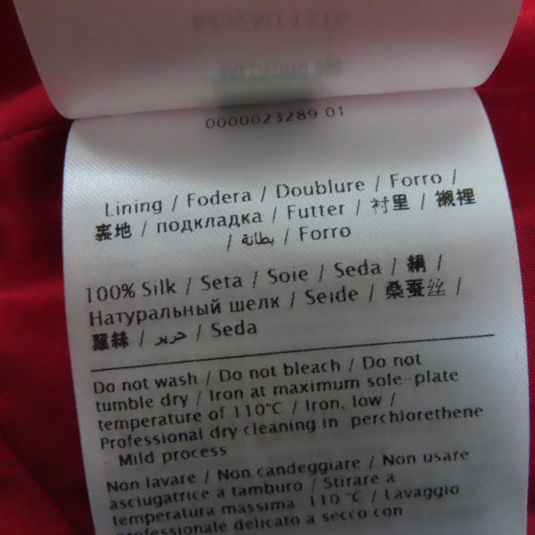 VALENTINO one piece Main: 100% silk, Part: 100% silk, Lining: 100% silk Red Women 38 Used Authentic