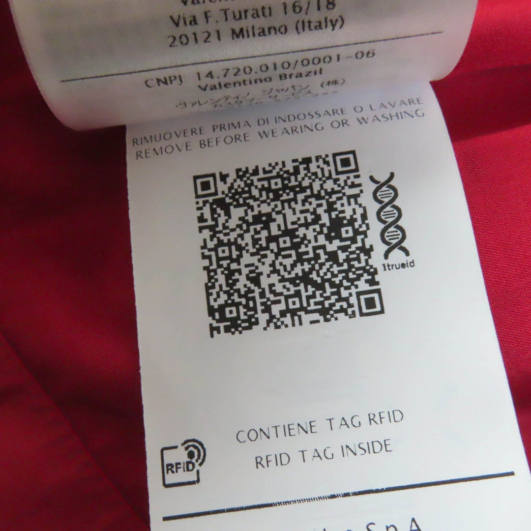 VALENTINO one piece Main: 100% silk, Part: 100% silk, Lining: 100% silk Red Women 38 Used Authentic