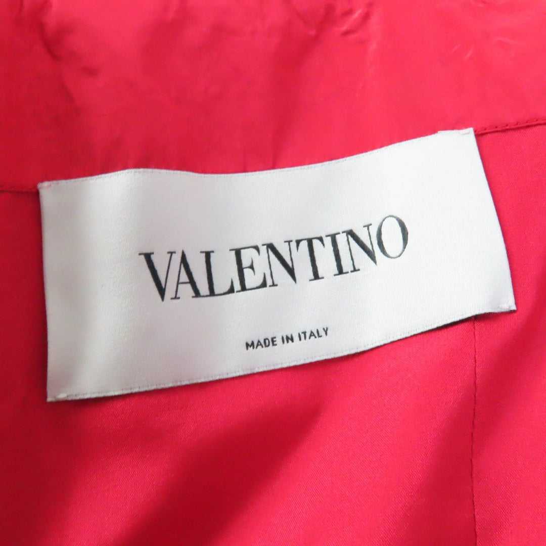VALENTINO one piece Main: 100% silk, Part: 100% silk, Lining: 100% silk Red Women 38 Used Authentic