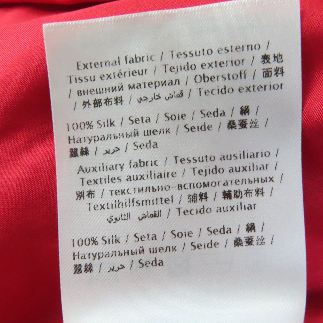 VALENTINO one piece Main: 100% silk, Part: 100% silk, Lining: 100% silk Red Women 38 Used Authentic