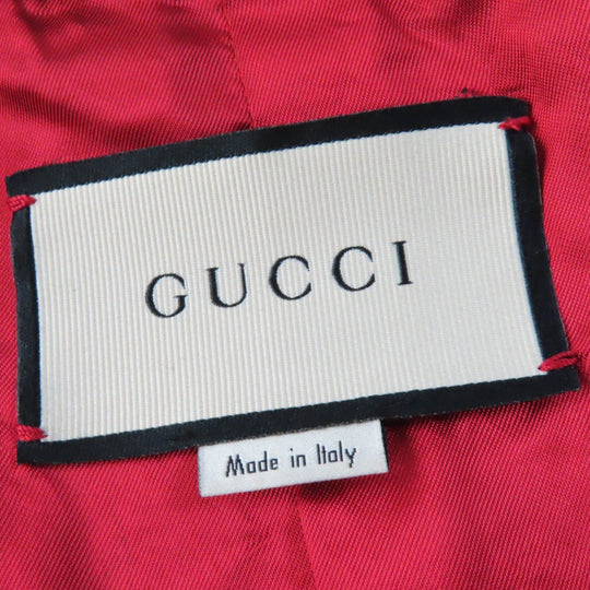 GUCCI Riders jacket 290487 Main: Lamb leather, Lining: 100% rayon black Women 40 Used Authentic