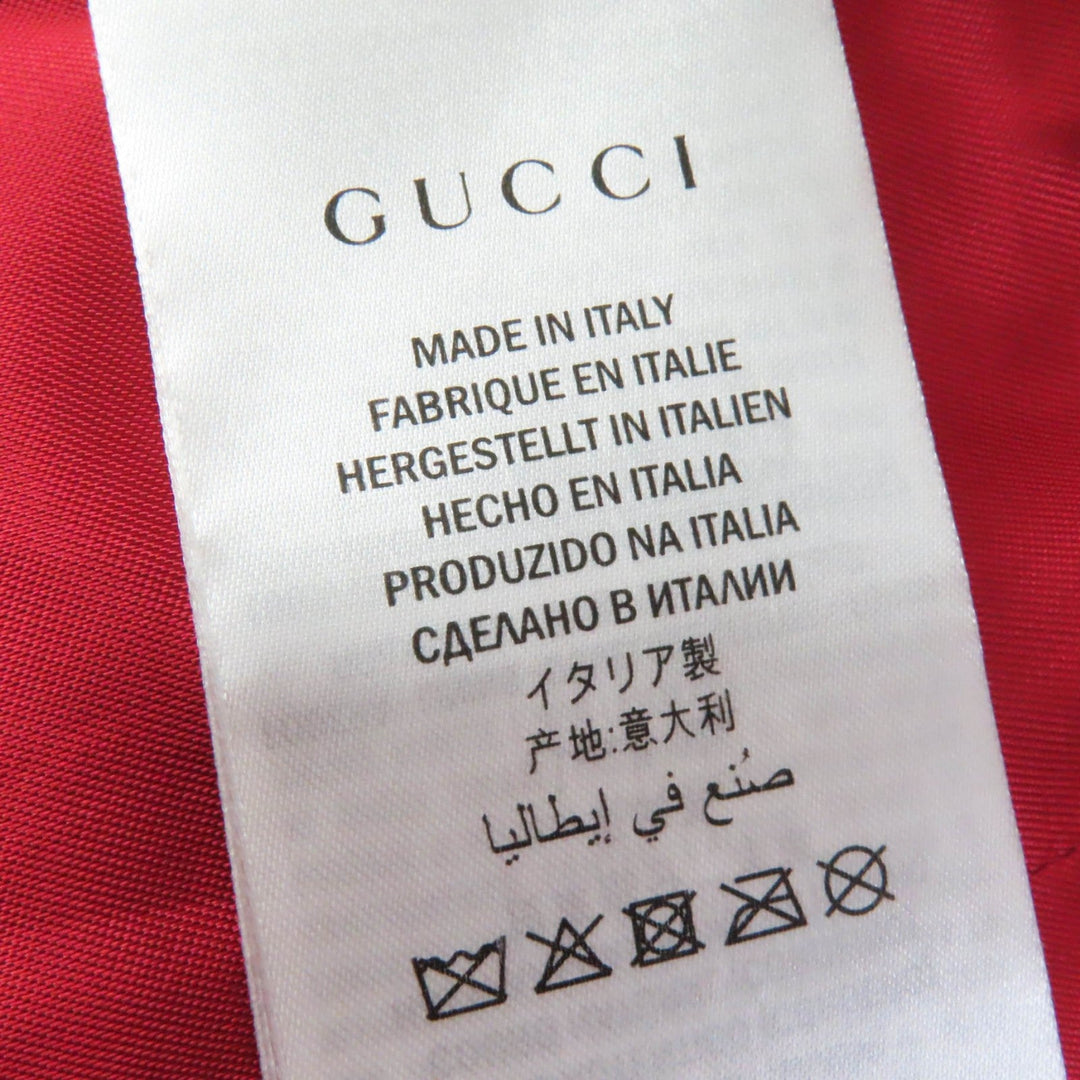 GUCCI Riders jacket 290487 Main: Lamb leather, Lining: 100% rayon black Women 40 Used Authentic