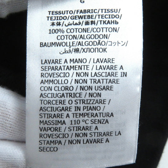 GUCCI Hoodie 681210 Main: 100% cotton Black red white mens L Used Authentic
