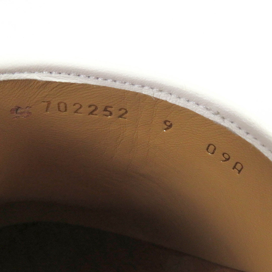 GUCCI Sandals 702252 Main: Leather, Wood black Clogs GGPattern sole Gucci x Adidas collaboration logo sandals mens 9 Used Authentic