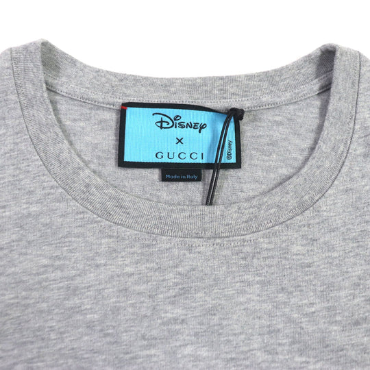 GUCCI Short sleeve T-shirt 548334 Main: 100% cotton gray FLASH Donald Duck mens XXL Used Authentic