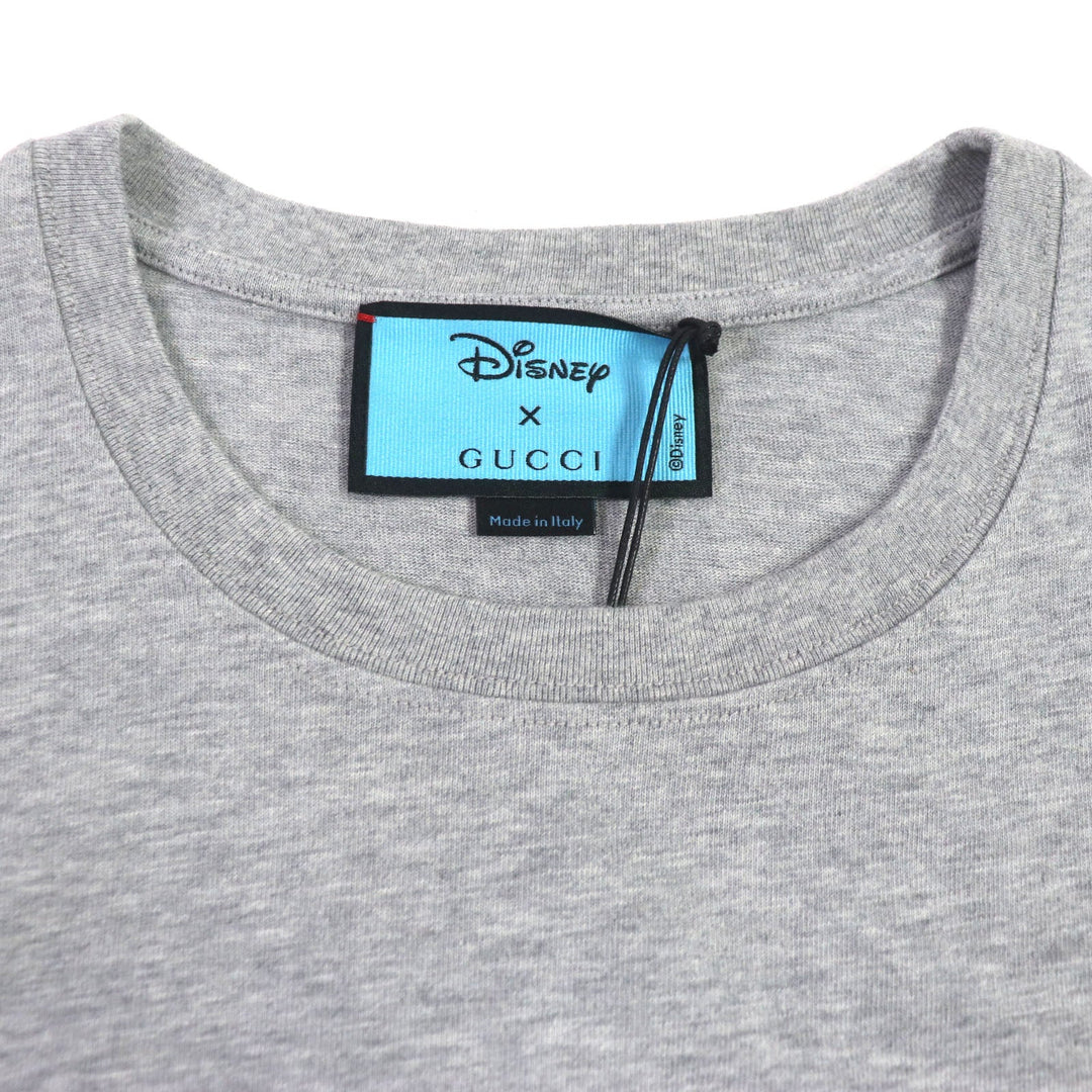 GUCCI Short sleeve T-shirt 548334 Main: 100% cotton gray FLASH Donald Duck mens XXL Used Authentic