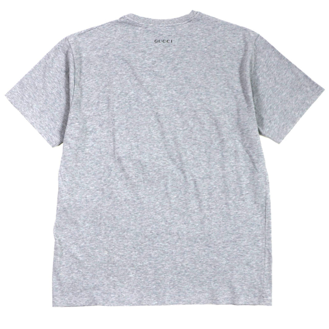 GUCCI Short sleeve T-shirt 548334 Main: 100% cotton gray FLASH Donald Duck mens XXL Used Authentic