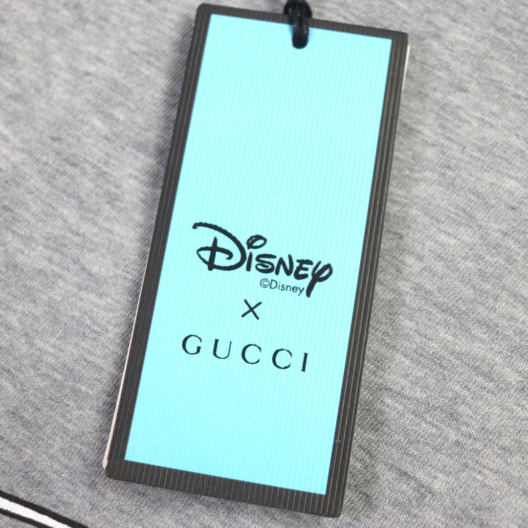 GUCCI Short sleeve T-shirt 548334 Main: 100% cotton gray FLASH Donald Duck mens XXL Used Authentic