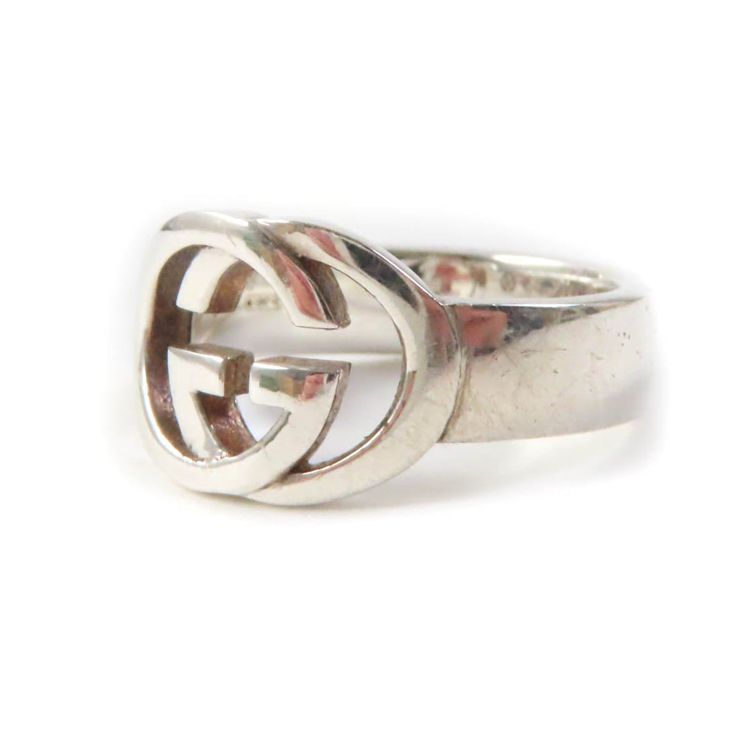 GUCCI Ring Main�FSV925 Silver Women 11 Used Authentic