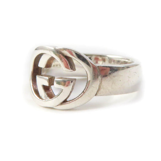 GUCCI Ring Main�FSV925 Silver Women 11 Used Authentic