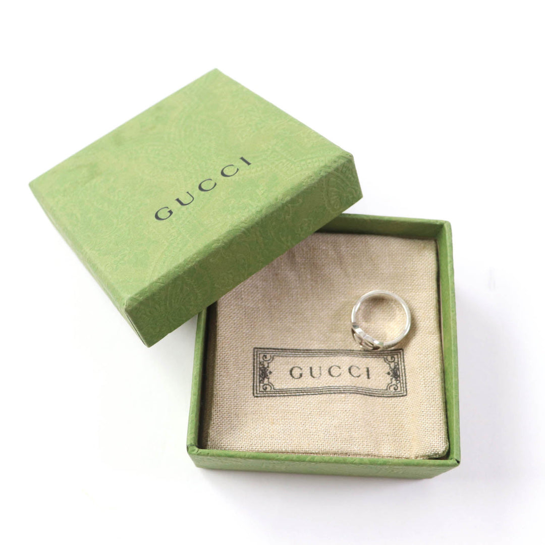 GUCCI Ring Main�FSV925 Silver Women 11 Used Authentic