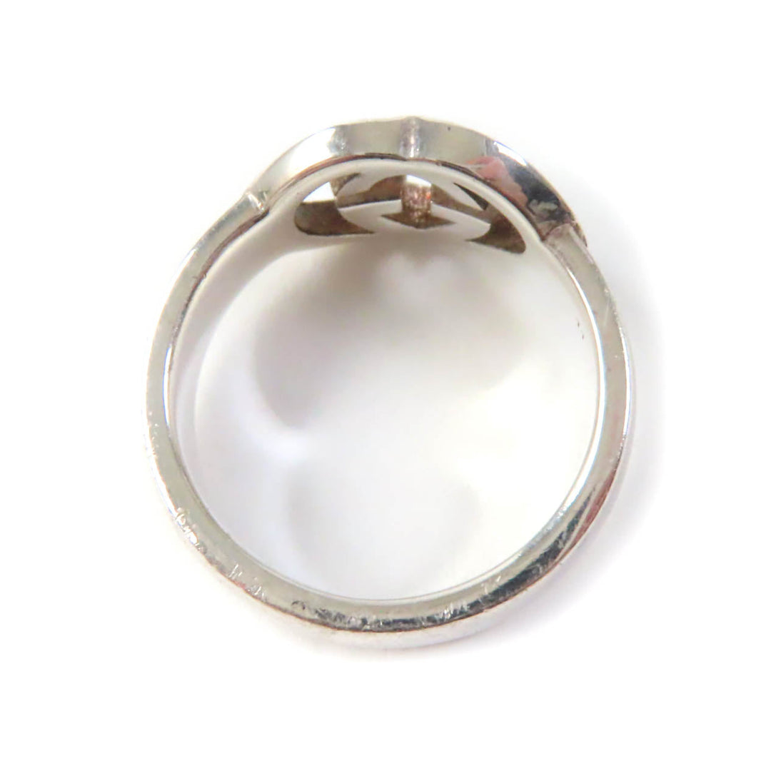 GUCCI Ring Main�FSV925 Silver Women 11 Used Authentic