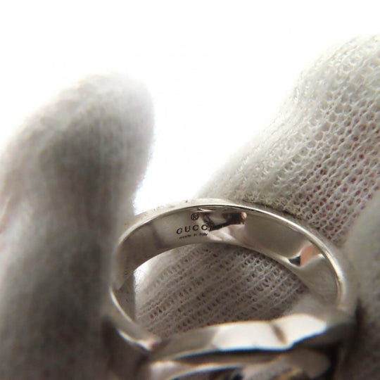 GUCCI Ring Main�FSV925 Silver Women 11 Used Authentic