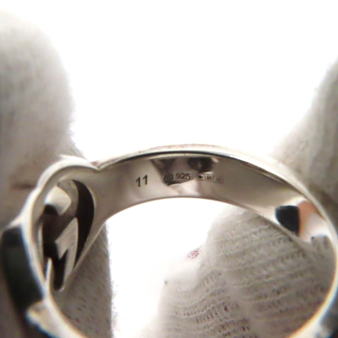 GUCCI Ring Main�FSV925 Silver Women 11 Used Authentic