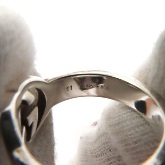 GUCCI Ring Main�FSV925 Silver Women 11 Used Authentic
