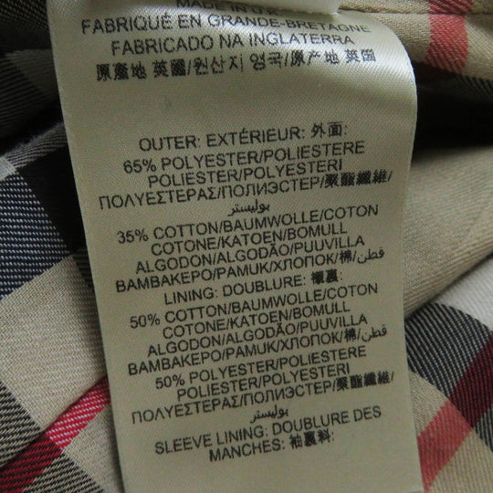 Burberry Prorsum trench coat Outer: 65% polyester, Outer: 35% cotton, Lining: 50% cotton, Lining: 50% polyester, Sleeve lining: 100% rayon black Women 34 Used Authentic