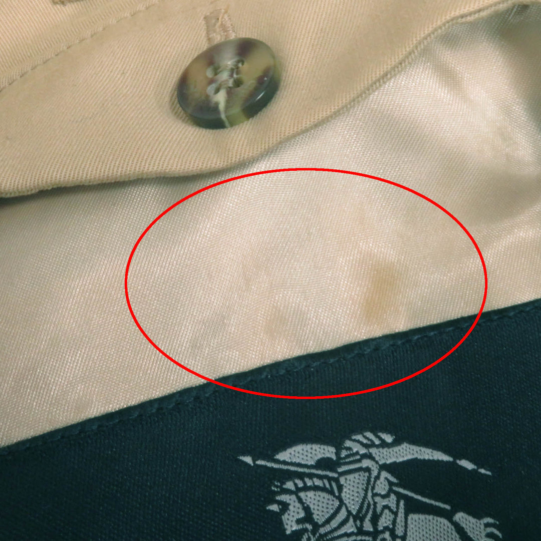 BURBERRY LONDON Stainless collar coat FR070-661 Outer: 100% cotton, Lining: cotton, Lining: polyester, Liner: 100% wool, Liner: 100% polyester beige Women 40 Used Authentic